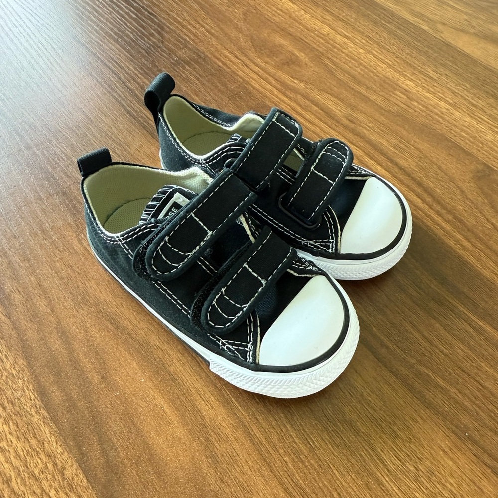 Converse - Black and White Toddler Sneakers